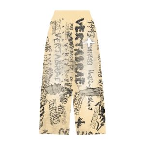 VERTABRAE Ivory Graffiti SweatPant