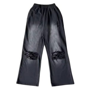 Vertabrae Blacked Ribbed Sweatpant