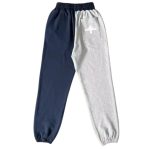 Vertabrae Grey with Blue Sweatpant back