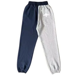 Vertabrae Grey with Blue Sweatpant back