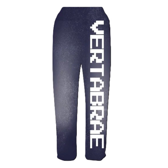 Vertabrae Navy with White Logo Sweatpant Vertabrae Navy with White Logo Sweatpant