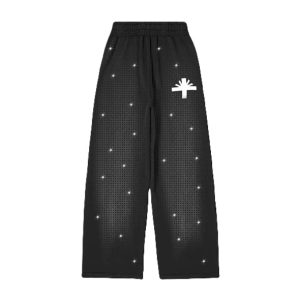 Vertabrae Oversized Crystal Pants