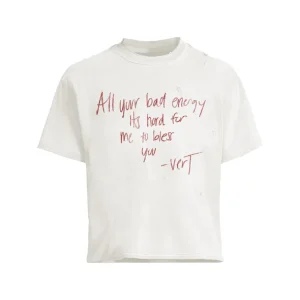 Vertabrae Push Tee White T Shirt